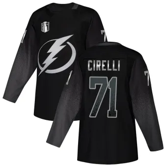 Men's Anthony Cirelli Tampa Bay Lightning Alternate 2022 Stanley Cup Final Jersey - Black Authentic