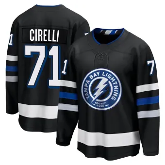 Men's Anthony Cirelli Tampa Bay Lightning Alternate Premier Jersey - Black Breakaway