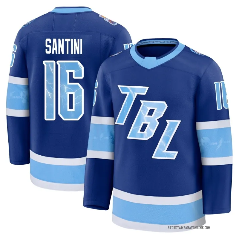 Men's Steven Santini Tampa Bay Lightning 2026 Stadium Series Jersey - Blue Premium