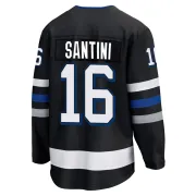 Men's Steven Santini Tampa Bay Lightning Alternate Premier Jersey - Black Breakaway