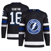 Men's Steven Santini Tampa Bay Lightning Alternate Primegreen Jersey - Black Authentic