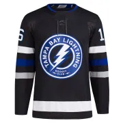 Men's Steven Santini Tampa Bay Lightning Alternate Primegreen Jersey - Black Authentic