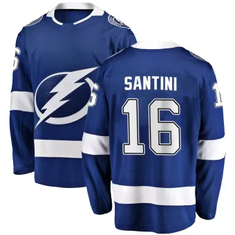 Men's Steven Santini Tampa Bay Lightning Home Jersey - Blue Breakaway