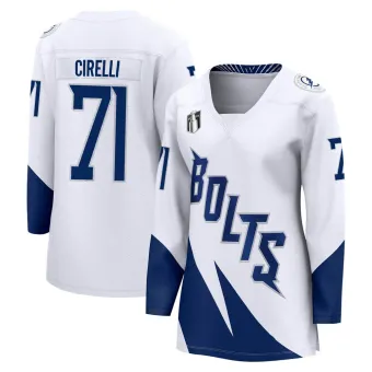 Women's Anthony Cirelli Tampa Bay Lightning 2022 Stadium Series 2022 Stanley Cup Final Jersey - White Breakaway