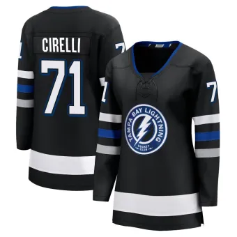 Women's Anthony Cirelli Tampa Bay Lightning Alternate Premier Jersey - Black Breakaway