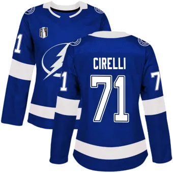 Women's Anthony Cirelli Tampa Bay Lightning Home 2022 Stanley Cup Final Jersey - Blue Authentic
