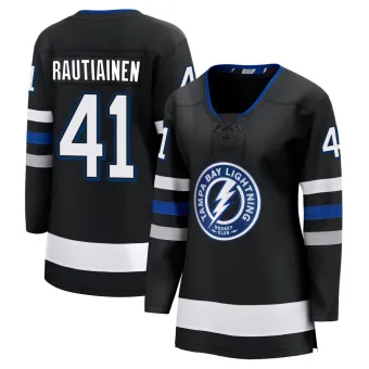 Women's Benjamin Rautiainen Tampa Bay Lightning Alternate Premier Jersey - Black Breakaway