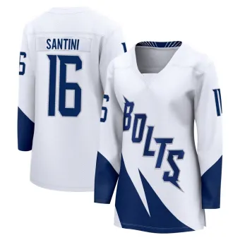 Women's Steven Santini Tampa Bay Lightning 2022 Stadium Series Jersey - White Breakaway