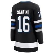 Women's Steven Santini Tampa Bay Lightning Alternate Premier Jersey - Black Breakaway