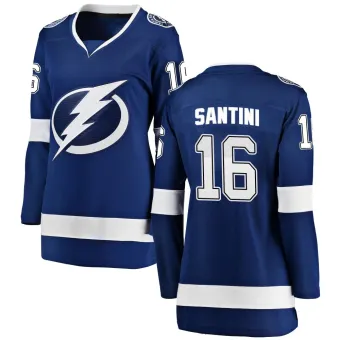 Women's Steven Santini Tampa Bay Lightning Home Jersey - Blue Breakaway
