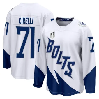 Youth Anthony Cirelli Tampa Bay Lightning 2022 Stadium Series 2022 Stanley Cup Final Jersey - White Breakaway