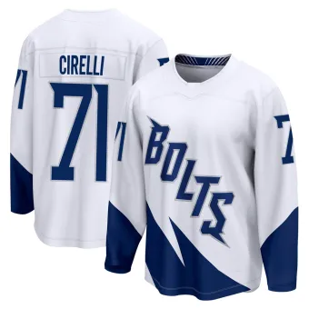 Youth Anthony Cirelli Tampa Bay Lightning 2022 Stadium Series Jersey - White Breakaway