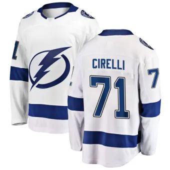 Youth Anthony Cirelli Tampa Bay Lightning Away Jersey - White Breakaway
