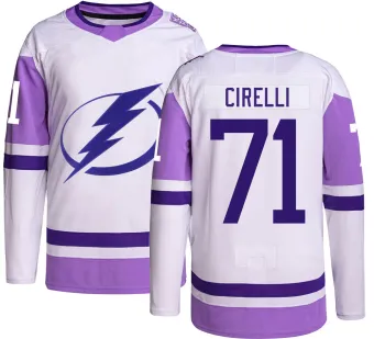 Youth Anthony Cirelli Tampa Bay Lightning Hockey Fights Cancer Jersey - Authentic