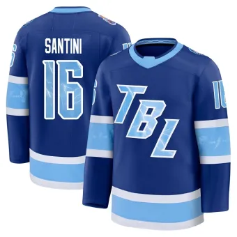 Youth Steven Santini Tampa Bay Lightning 2026 Stadium Series Jersey - Blue Premium